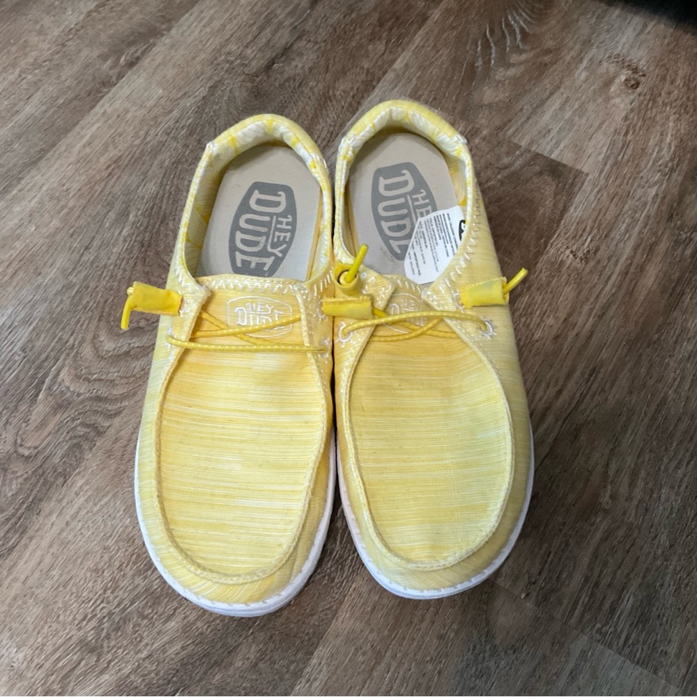 Hey Dude Yellow Shoes